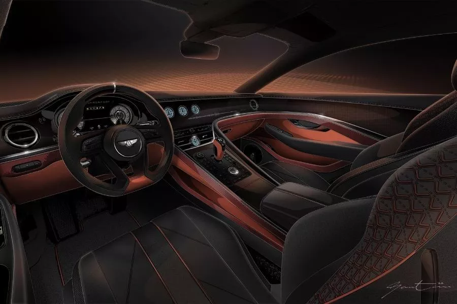 Bentley Mulliner Batur interior view