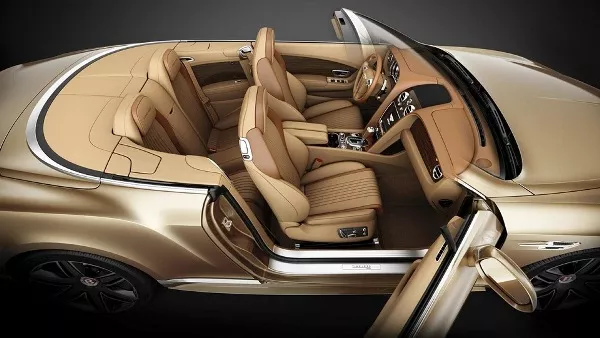 Interior of the new bentley