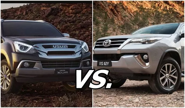 Isuzu MU-X vs Toyota Fortuner