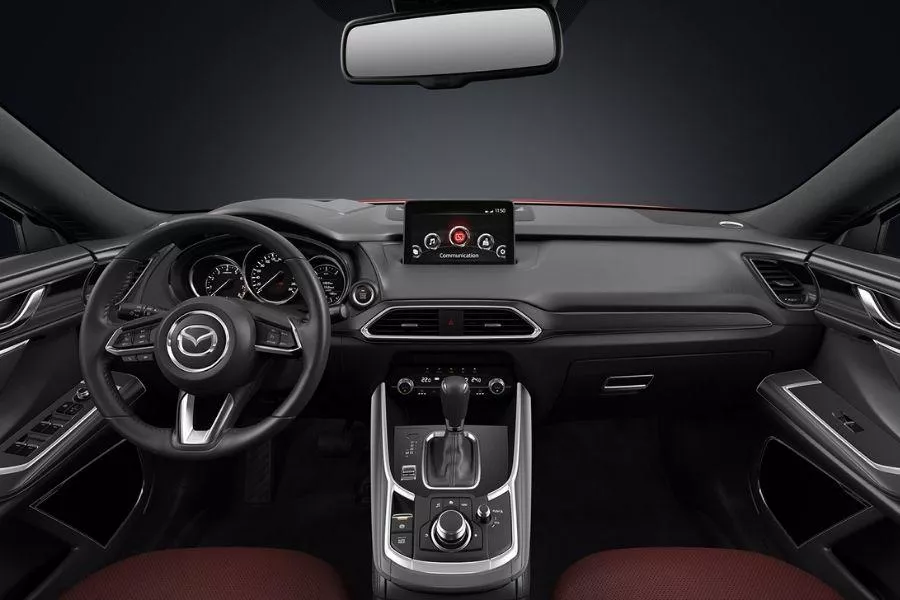 A picture of the interior of the CX-9 Black Edition