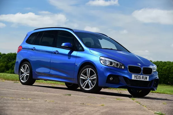Angular front of the BMW 2 Series Gran Tourer