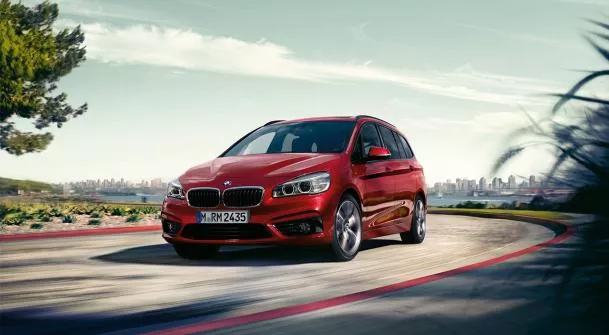 BMW 2 Series Gran Tourer on the road