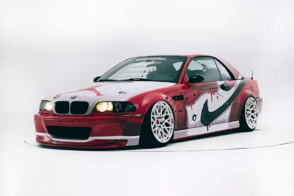 The Air Jordan 1 themed BMW M3 (E46)