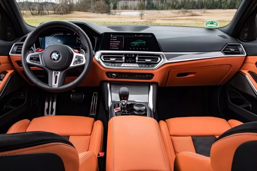 A picture of the M3's cockpit