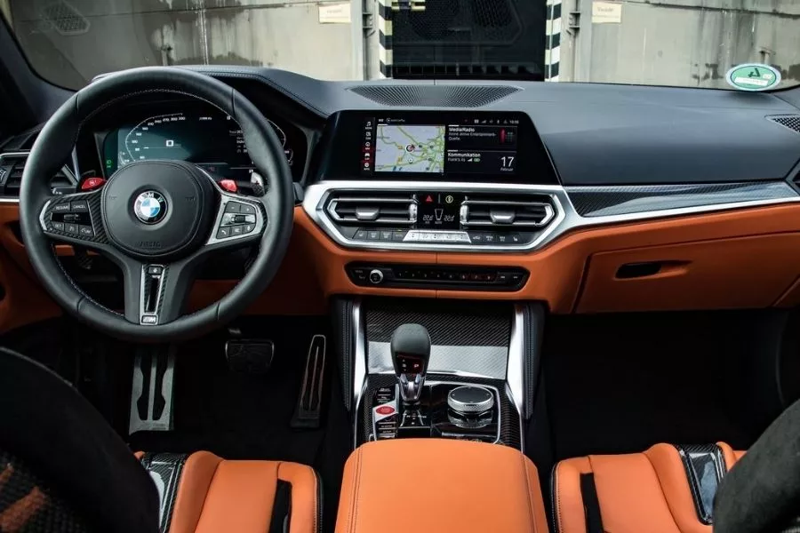 A picture of the M4's interior