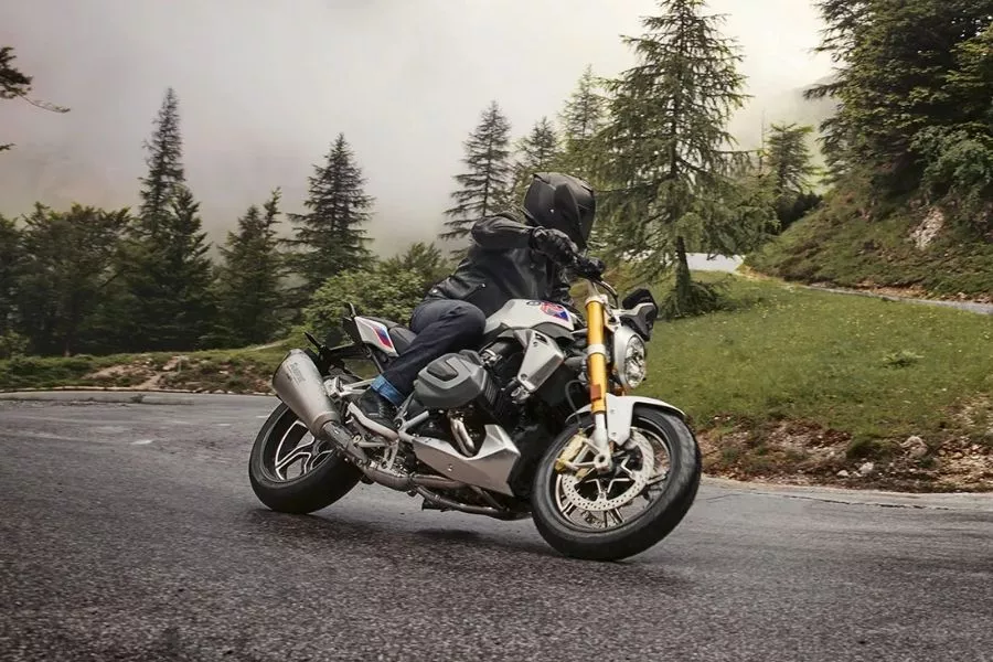 The results can be our guide to buying new motorcycles A BMW motorcycle on a road