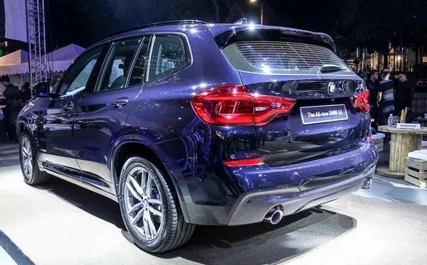 BMW X3 2018 angular rear