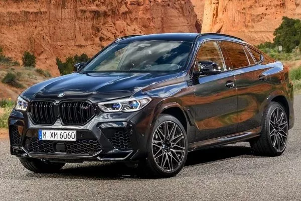 BMW X6 on the road