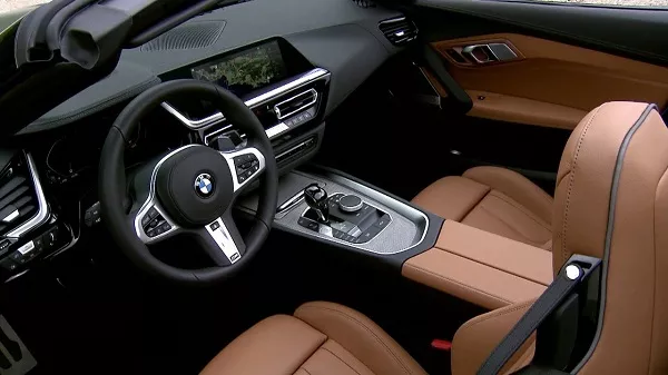 A picture of the new BMW Z4 2019 interior 