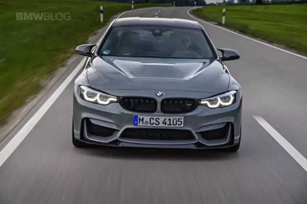 Front view of the BMW M4 CS