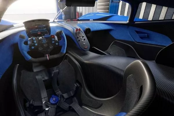 Even the racing seats are made out of carbon fiber Bolide 7