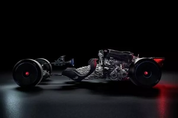 Titanium components are part of the magic Bolide 8