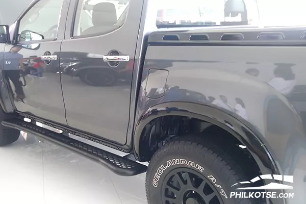 A picture of the side of the Boondock 