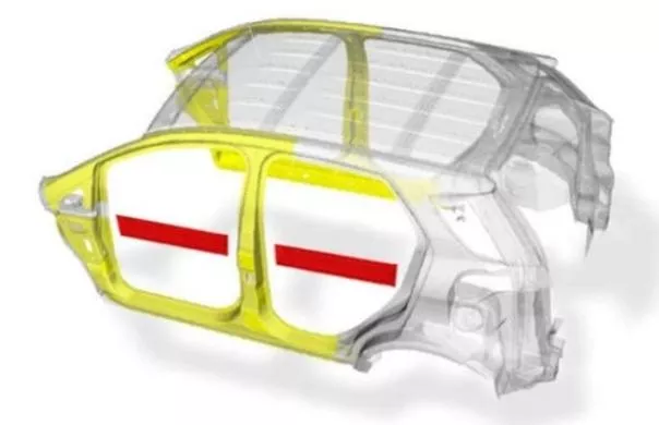 The Ford EcoSport 2018 is designed with a boron steel construction Boron steel used in the Ford EcoSport 2018