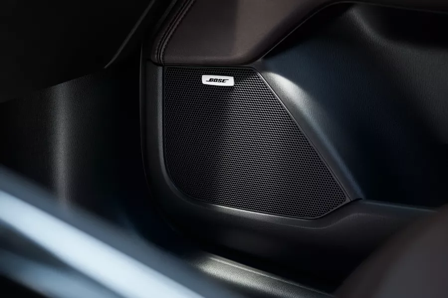 A picture of the CX-5 Turbo's Bose speakers