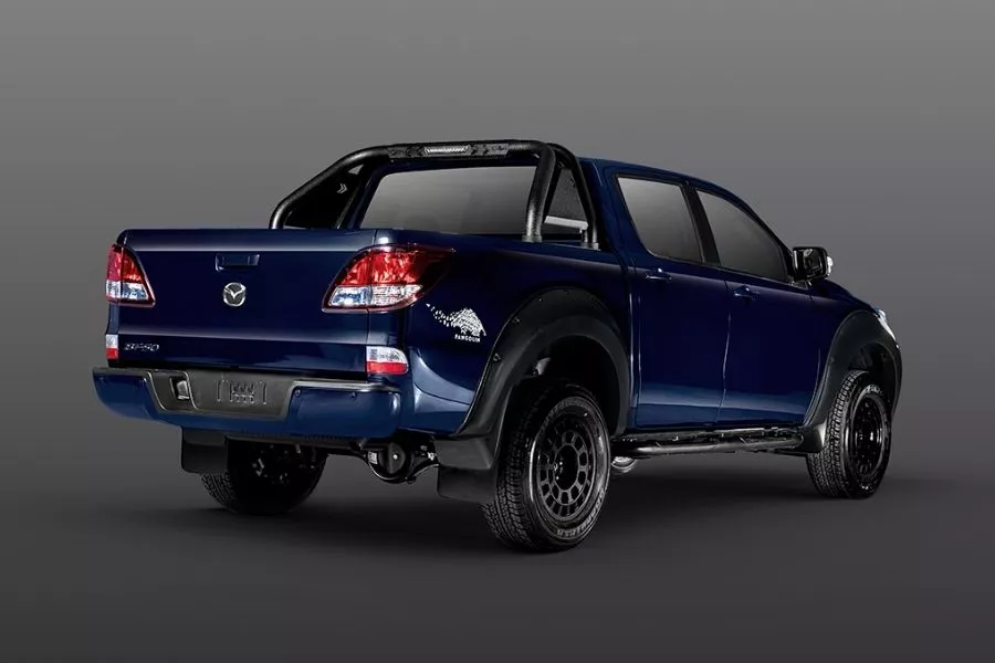 A picture of the rear of the BT-50 4x2 Pangolin Edition