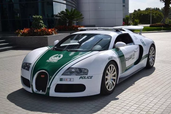 Bugatti Veyron Dubai Cop Car