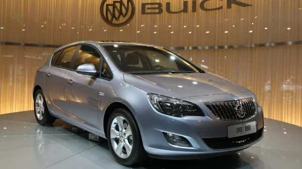 The angular front of the Buick Excelle 2018