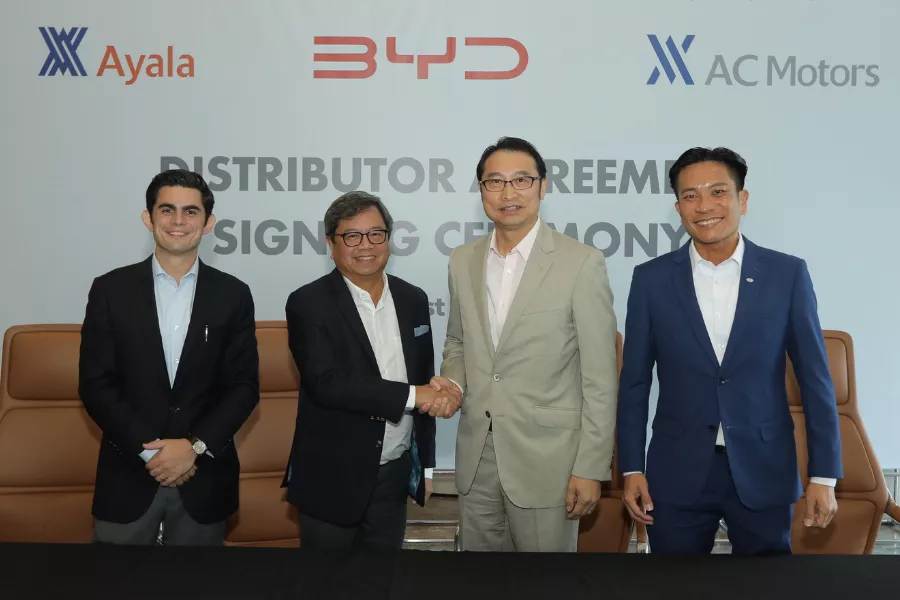 BYD and Ayala Corporation 