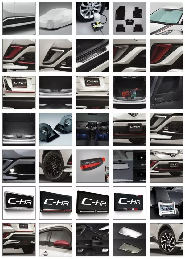 Toyota C- HR 2018 Accessories