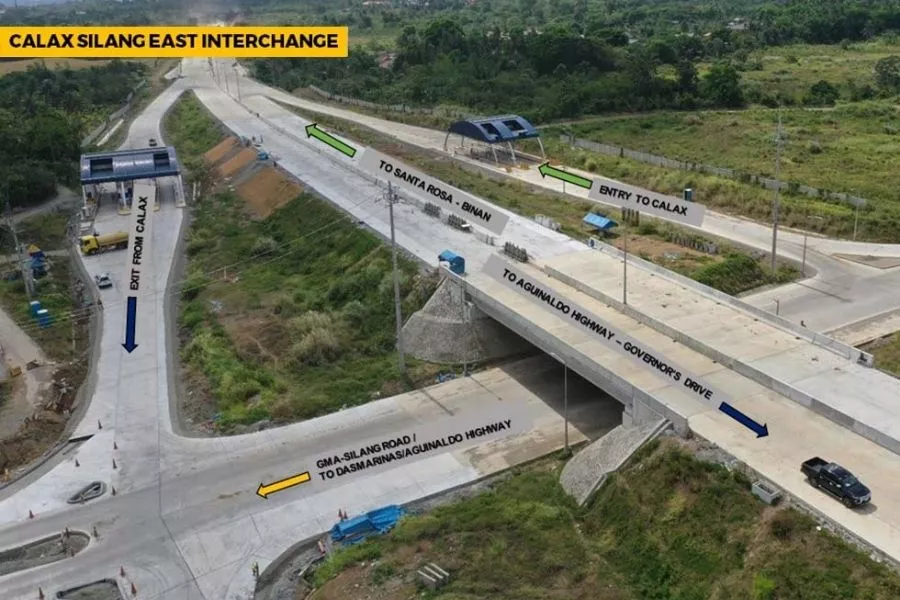 A picture of the CALAX Silang East Interchange