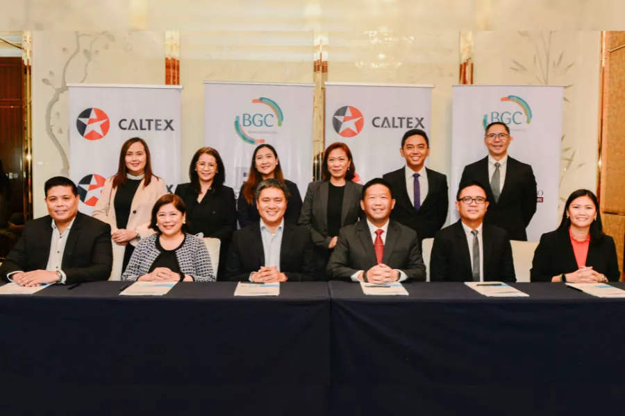 Chevron Philippines, Inc and Fort Bonifacio Development Corporation partnership