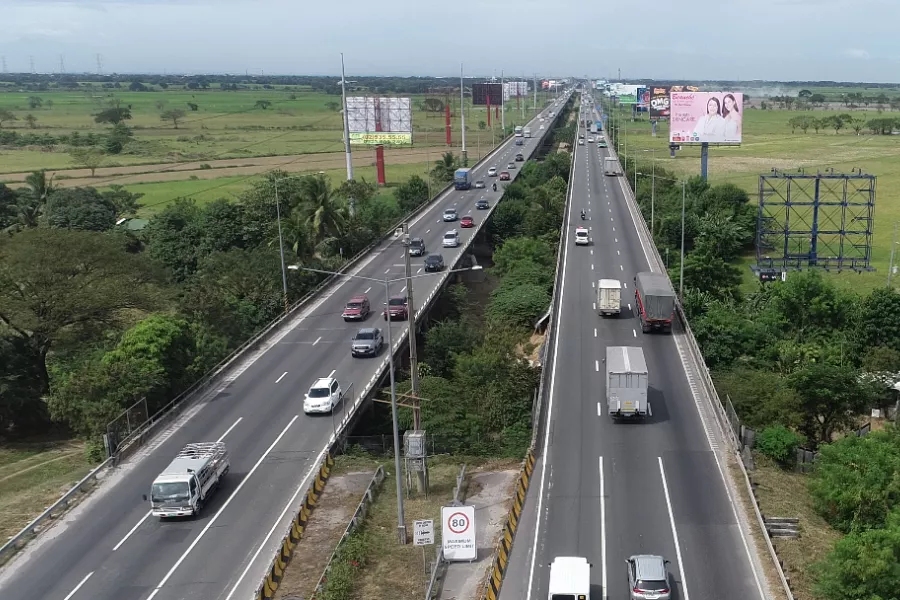 A picture of the section of the Candaba Viaduct