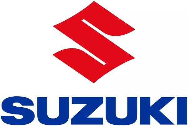 The curves and pointed edges of the logo are very Japanese Suzuki car logo