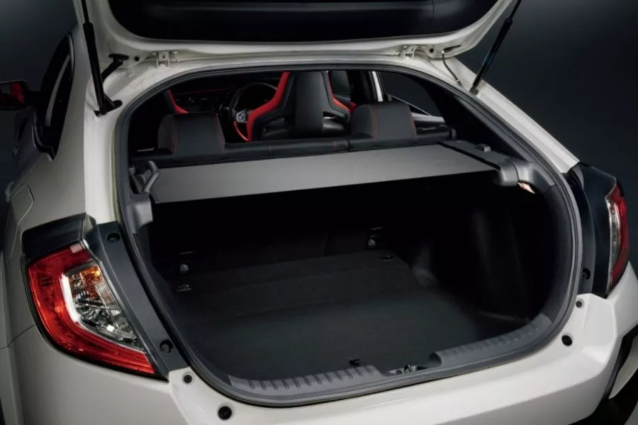 A picture of the Civic Type R's trunk