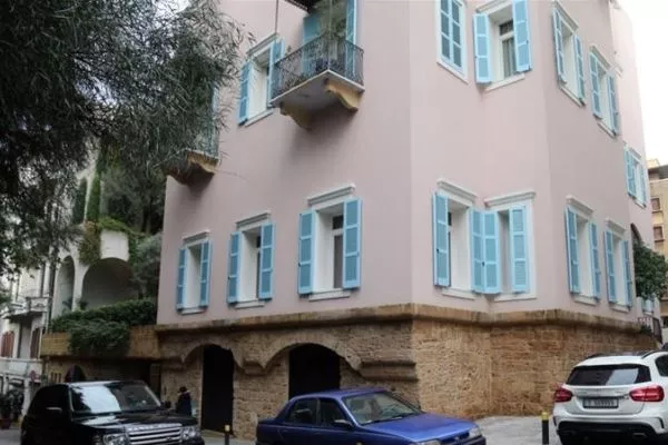 A picture of Carlos Ghosn's house in Beirut Lebanon.