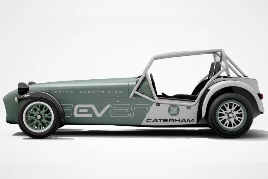 Caterham EV Seven side view