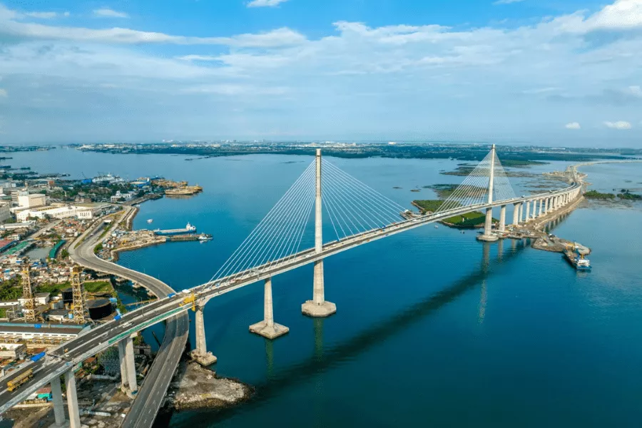 Cebu-Cordova Link Expressway top view