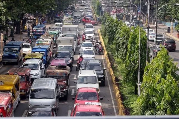 A picture of traffic in Metro Cebu