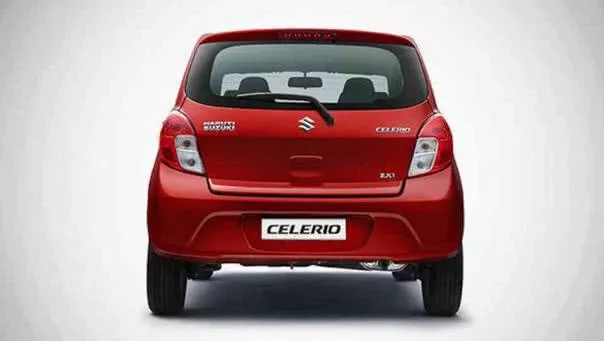 Suzuki Celerio 2018 facelift rear view