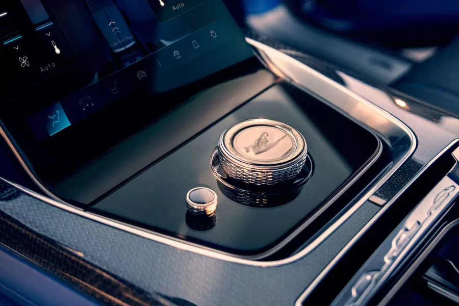 A picture of the Cadillac Celestiq's center console