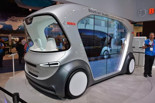 Bosch: Driverless Shuttle bus Bosch shuttle bus