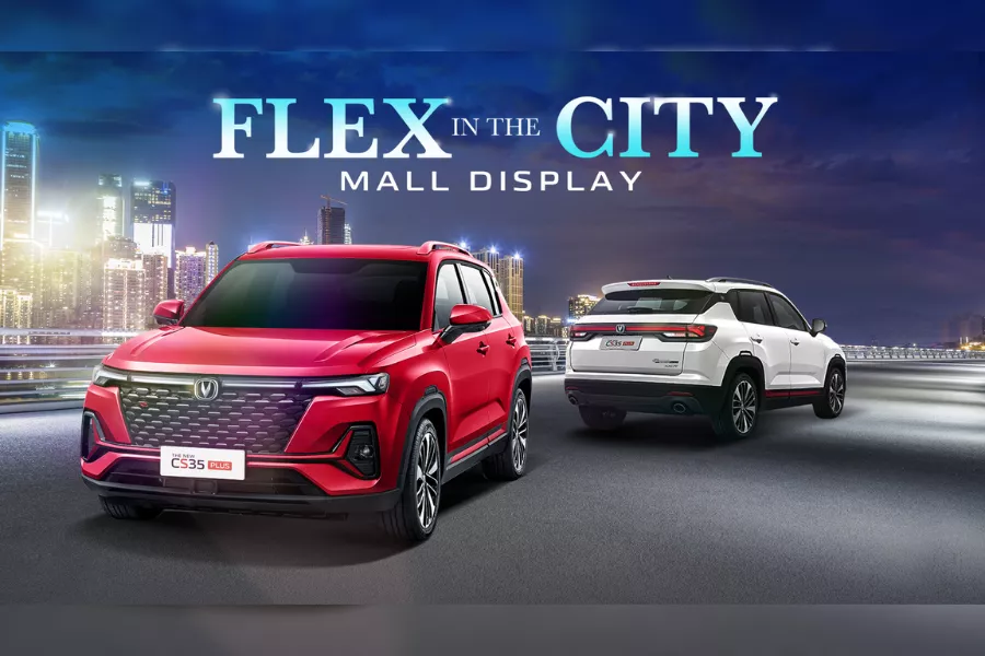 Flex in the City mall display tour