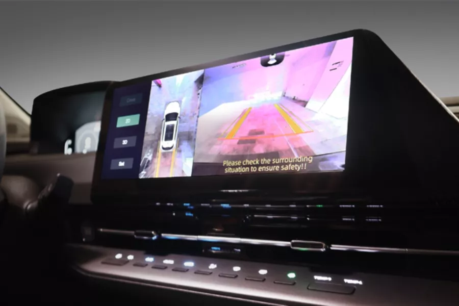 540-degree virtual view Changan CS55 Plus infotainment screen
