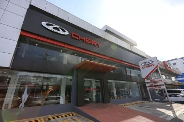 Front view of the new Chery Alabang