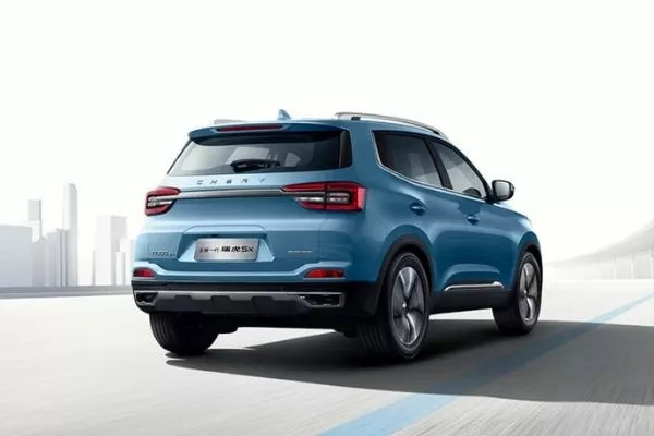 Rearview of the Tiggo 5x