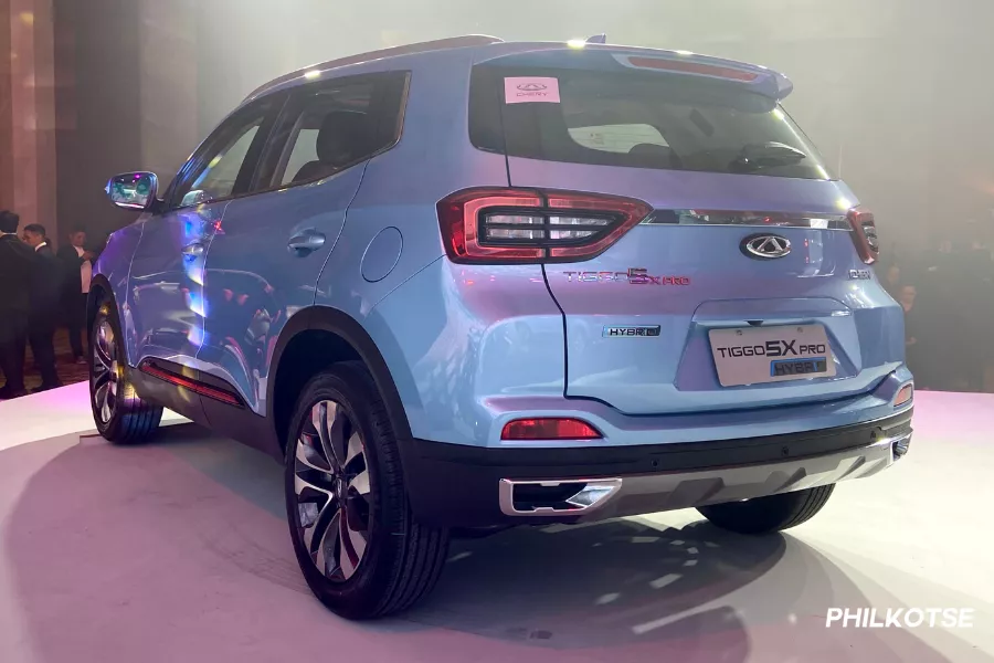 The latest iteration boasts new modern tech Chery Tiggo 5X Pro rear view