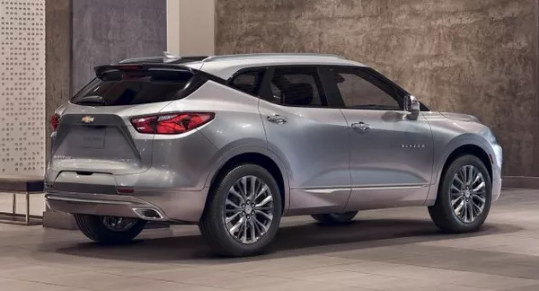Angular rear of the Chervolet Blazer 2019