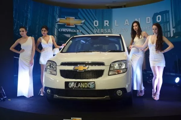 Chevrolet Orlando at showroom