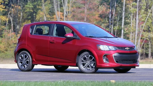 Chevrolet Sonic angular front