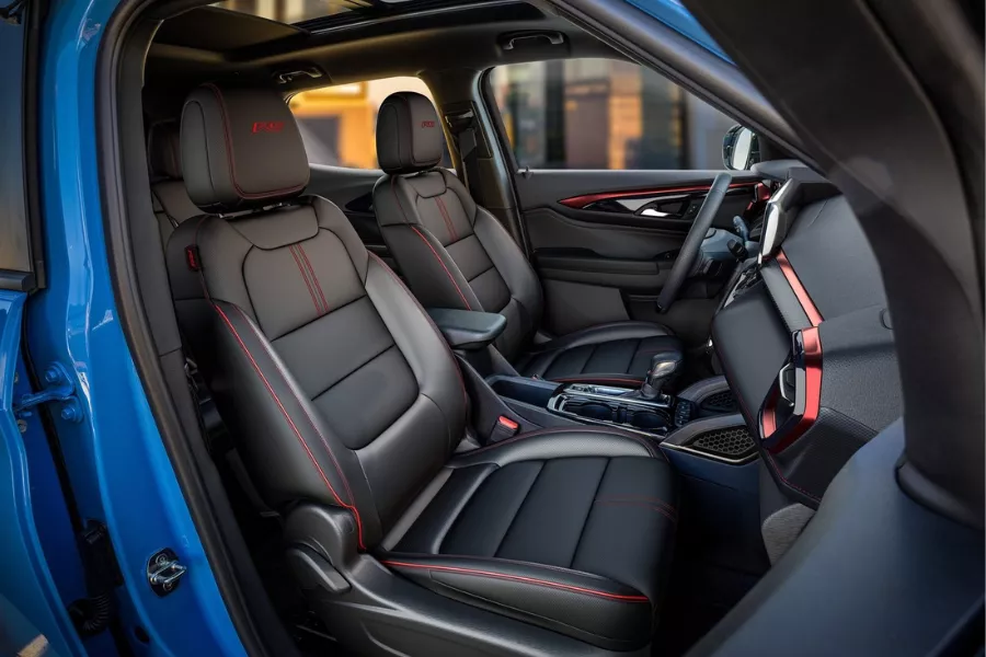 A picture of the updated Trailblazer's cockpit