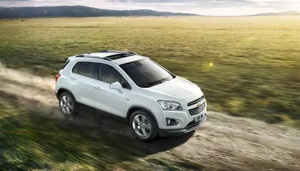 angular front of the Chevrolet Trax 2017