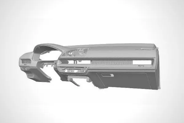 Do you prefer the new one or the old one? Right side perspective view of the possible dash of the 2022 Honda Civic