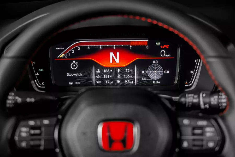 Civic Type R instrument cluster 