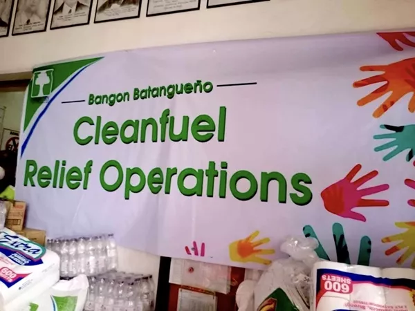 Clean fuel philippines relief operations