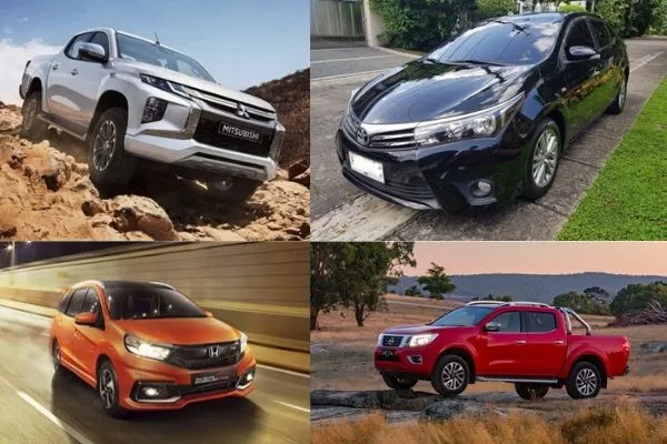 Popular car models in Thailand